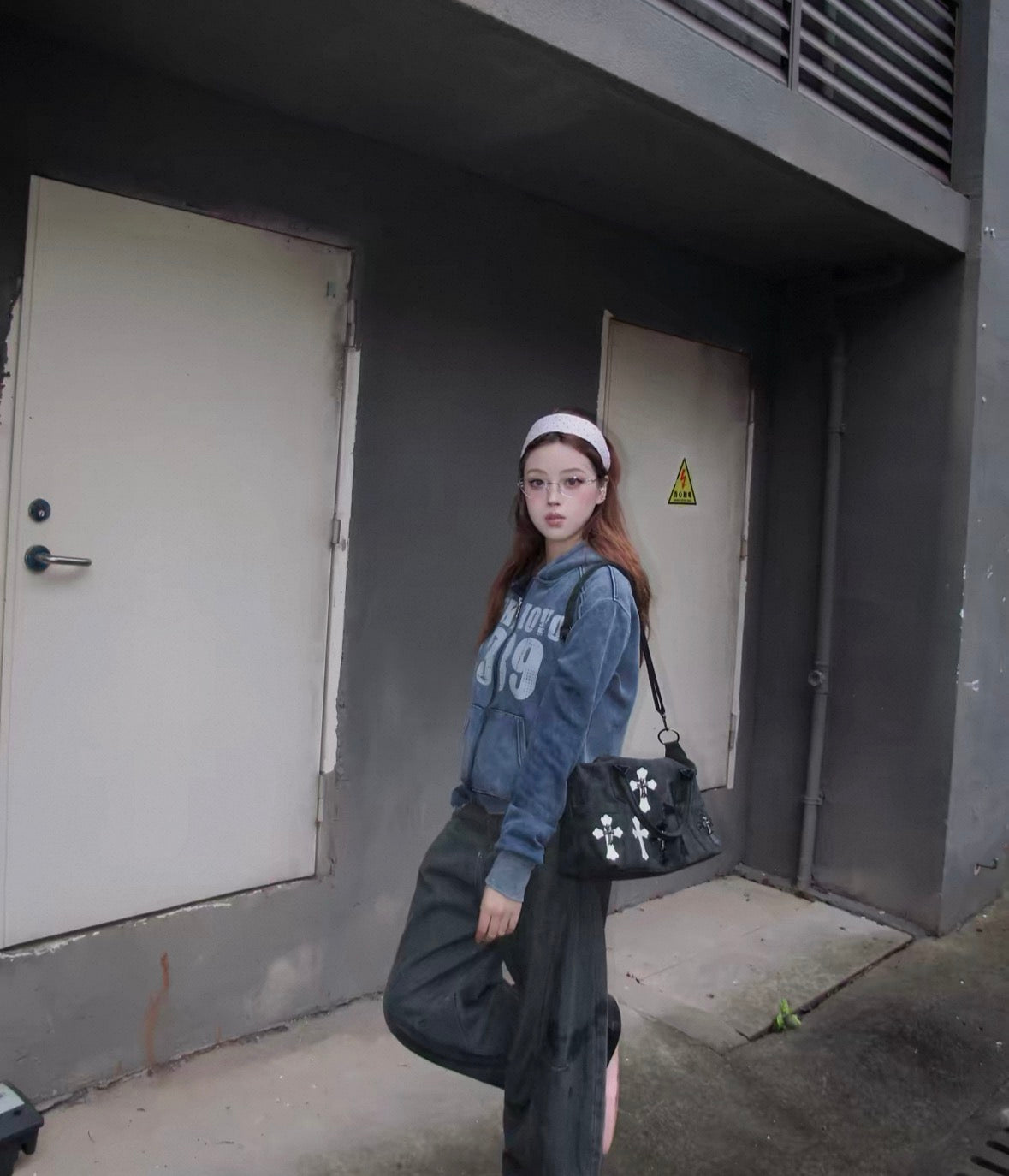 Chrome ♱ hearts bag